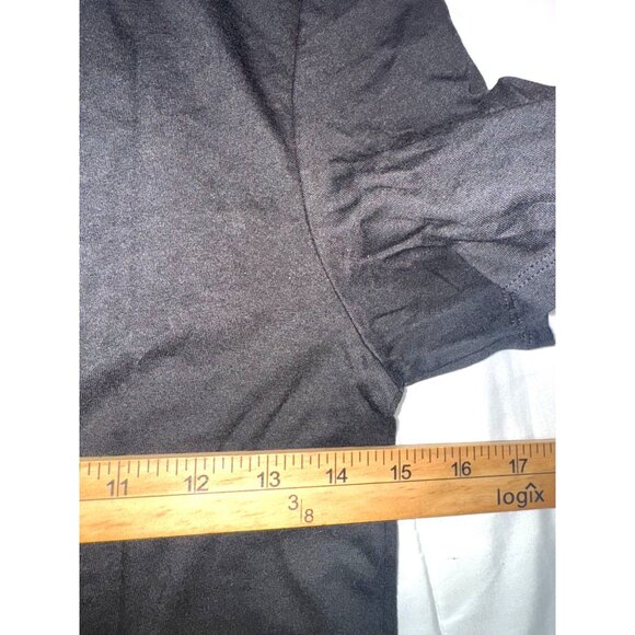 Lacoste Classic Solid Black Cotton Crew Neck TShirt Minimal Design Everyday Wear - Picture 6 of 7